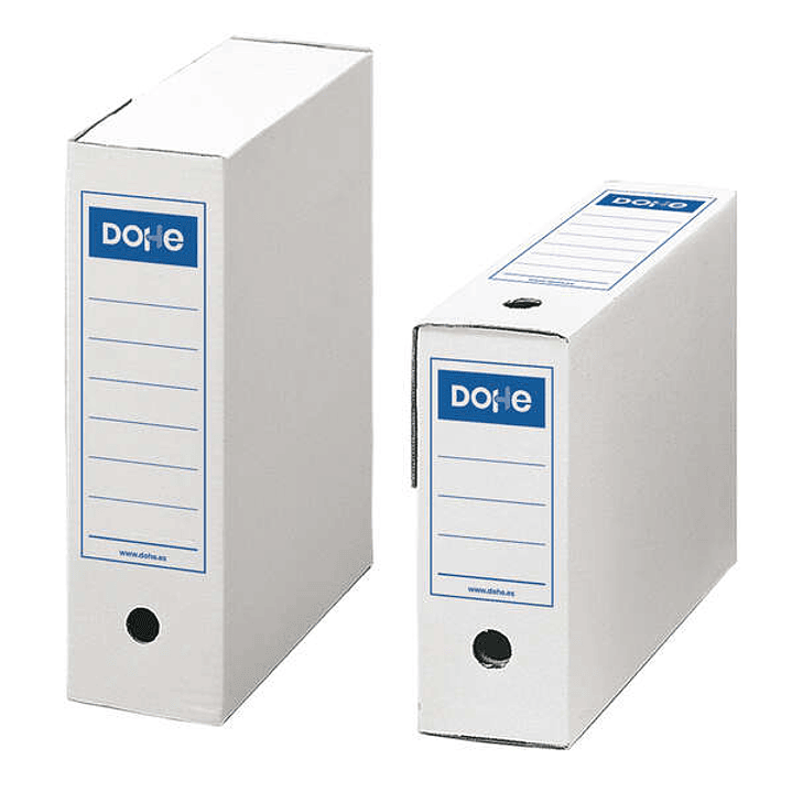 Dohe Caja de Carton de Primera Calidad - Montaje Rapido y Facil - Color Blanco 1
