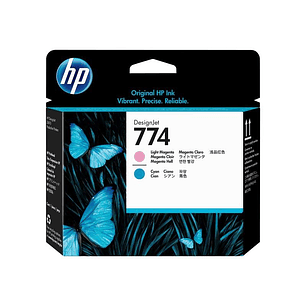 HP 774 Cabezal de Impresion Original - Cyan Light, Magenta Light - P2V98A