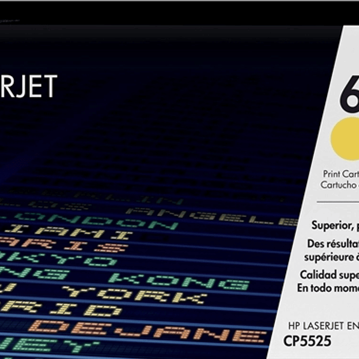 HP CE272A Amarillo Cartucho de Toner Original - 650A 1