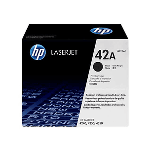 HP Q5942A Negro Cartucho de Toner Original - 42A
