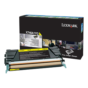 Lexmark X746/X748 Amarillo Cartucho de Toner Original - X746A1YG