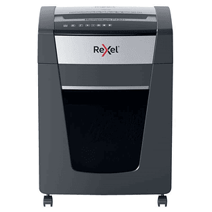 Rexel Momentum P420+ Destructora de Papel Manual Corte en Particulas P-4 - Destruye 20 Hojas a la Vez - Sin Atascos - Color Gris/Plata