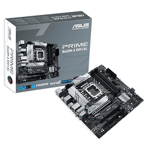Asus Prime B660M-A WiFi D4 Placa Base Intel 1700 4x DDR4 - WiFi, Bluetooth, HDMI, M.2, PCIe3.0, 4.0, 4x Sata III, USB 3.2, MicroATX