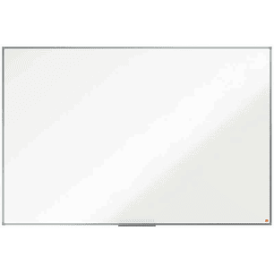 Nobo Essence Pizarra Magnetica de Acero Vitrificado 1800x1200mm - Montaje en Esquinas - Superficie de Borrado Superior - Color Blanco