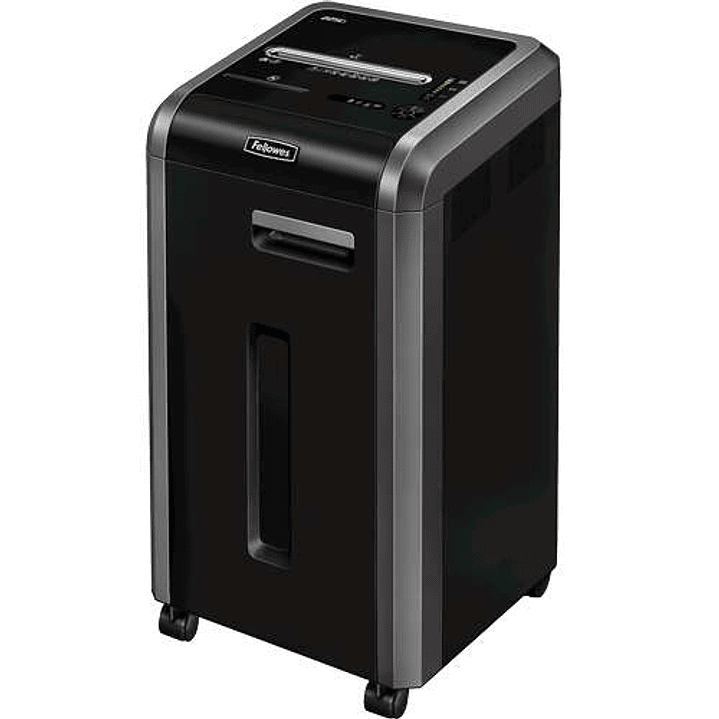 Fellowes 225Ci Destructora de Papel Manual Corte en Particulas P-4 - Destruye hasta 24 Hojas - Capacidad de la Papelera 60L - Color Negro 1