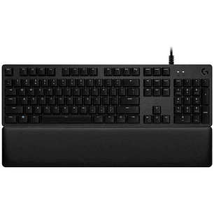 Logitech G513 Teclado Mecanico Gaming USB - Teclas Mecanicas GX Brown - Iluminacion RGB Lightsync - Superficies de Metal - Reposamuñecas de Espuma - C