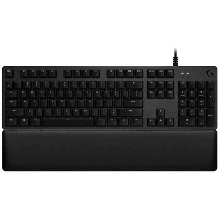 Logitech G513 Teclado Mecanico Gaming USB - Teclas Mecanicas GX Brown - Iluminacion RGB Lightsync - Superficies de Metal - Reposamuñecas de Espuma - C 1