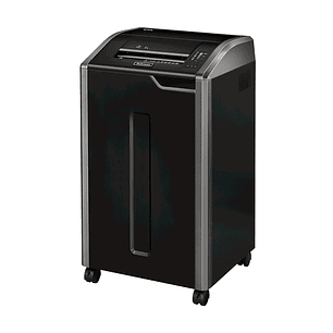 Fellowes 425HS Destructora de Papel Manual Corte Microparticulas P-7 Alta Seguridad - Destruye 10 Hojas a la Vez - Capacidad de la papelera 121L - Col