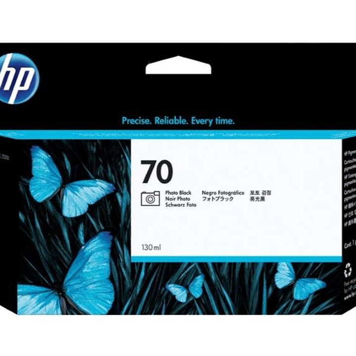 HP 70 Negro Photo Cartucho de Tinta Original - C9449A 1