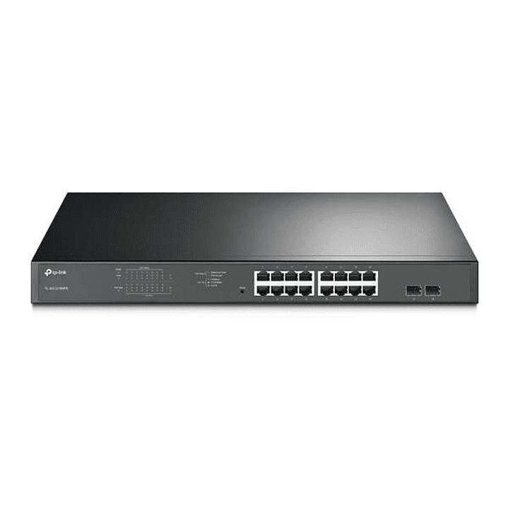 TP-Link Switch Easy Smart JetStream - 16 Puertos Gigabit PoE/PoE+ 1