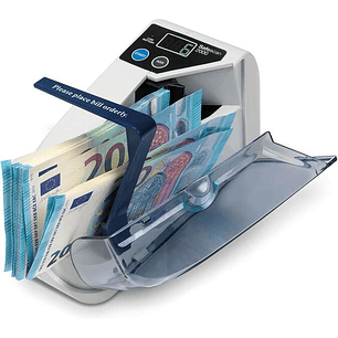 Safescan 2000 Contadora de Billetes - Portatil - Funcion de Suma - Borrado de Resultados - Doble Alimentacion