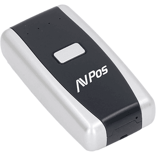 AVPos Lector de Codigos Portatil BT01 - Codigos 1D, 2D y QR -  Bluetooth - 1000mAh - Color Negro