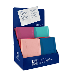 Oxford Signature Expositor de Sobremesa Surtido A5 - Diseño Elegante - Incluye Hojas Lisas y con Puntos - Ideal para Tomar Notas y Hacer Bocetos