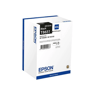 Epson T8651 Negro Cartucho de Tinta Original - C13T865140
