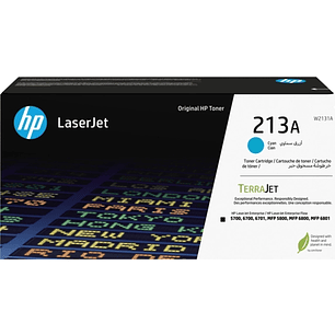 HP W2131A Cyan Cartucho de Toner Original - 213A