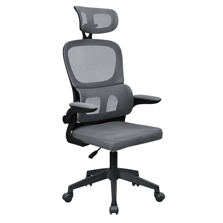 Mars Gaming MGC-ERGOPRO Silla de Oficina Ergonomica - Reposacabezas, Soporte Lumbar y Reposabrazos Ajustable - Malla Transpirable - Asiento de Espuma  1