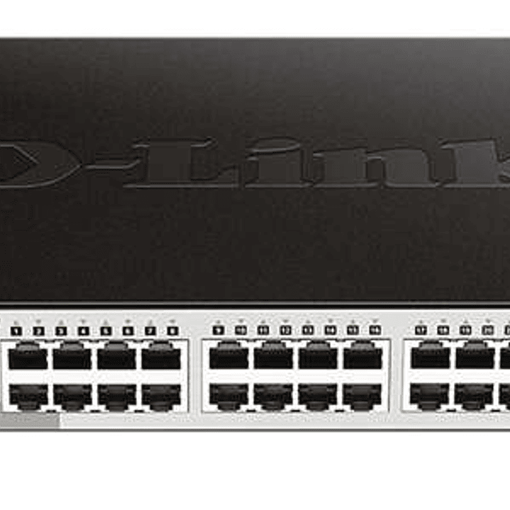 D-Link Switch Smart 24 Puertos Gigabit PoE + 4 SFP Combo 1