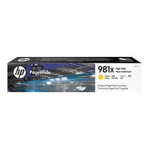 HP 981X Amarillo Cartucho de Tinta Original - L0R11A