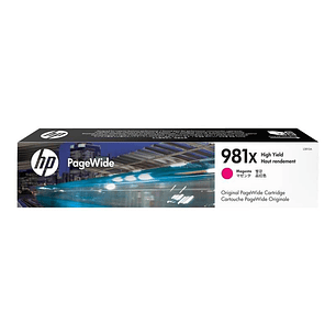 HP 981X Magenta Cartucho de Tinta Original - L0R10A