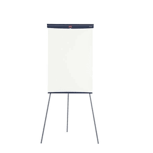 Nobo Pizarra Caballete Basico de Acero 680x1840mm - Superficie Magnetica - Bandeja para Rotuladores - Color Blanco