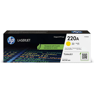 HP W2202A Amarillo Cartucho de Toner Original - 220A