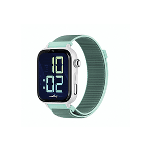 Savefamily Reloj Inteligente Infantil SaveWatch Plus 2 - Pantalla Amoled - Carcasa Blanca - Correa Tela Ocean