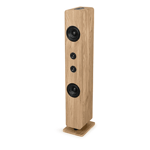 Thomson DS702 Torre de Sonido Luminosa Bluetooth- Potencia Musical 120W -  Color Madera