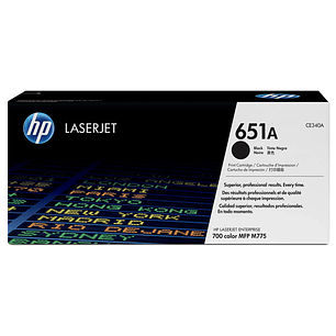 HP CE340A Negro Cartucho de Toner Original - 651A