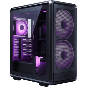 Cooler Master Masterframe 500 Caja Torre E-ATX - 2 Ventiladores 200mm RGB Frontales - Ventana Lateral - Paneles Intercambiables - Rejilla Metal-Mesh -