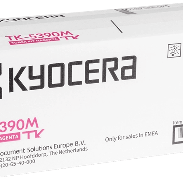 Kyocera TK5390 Magenta Cartucho de Toner Original - 1T02Z1BNL0/TK5390M 1