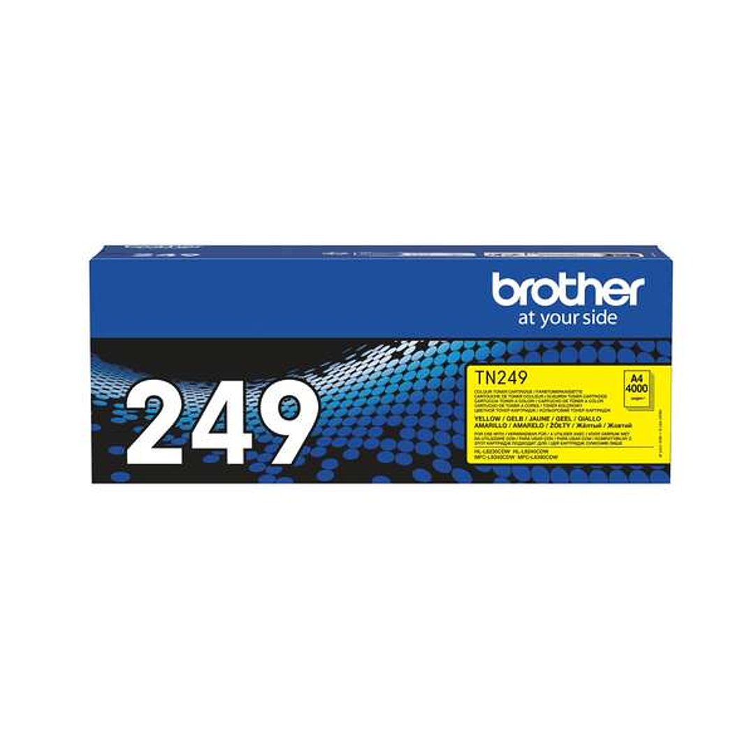 Brother TN249 Amarillo Cartucho de Toner Original - TN249Y 1