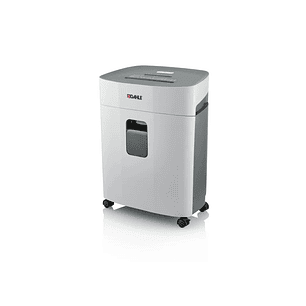 Dahle PaperSAFE 380 Destructora de Papel Manual Corte en Particulas P-4 - Destruye hasta 15 Hojas - Papelera de 25L - Con Ruedas - Apta para Papel, Ta