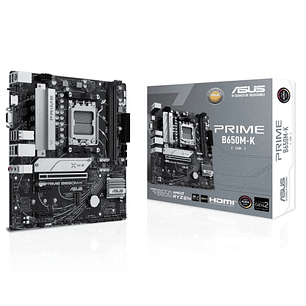 Asus Prime B650M-K Placa Base AMD AM5 2x DDR5 - HDMI, M.2, PCIe 4.0, 4x Sata III, USB 2.0, 3.2, RJ-45, VGA, Factor MicroATX