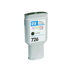 HP 726 Negro Mate Cartucho de Tinta Original - CH575A