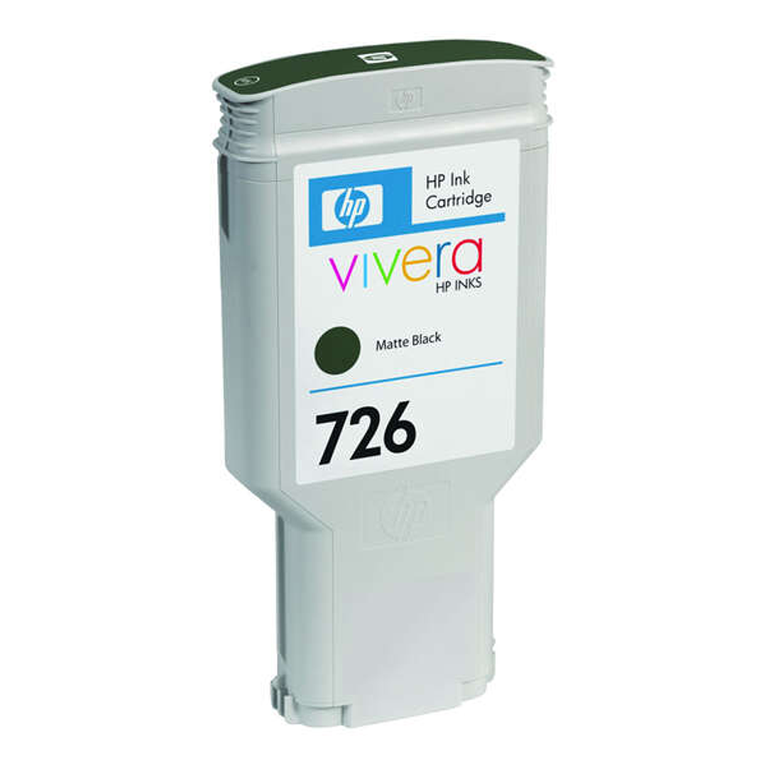 HP 726 Negro Mate Cartucho de Tinta Original - CH575A 1