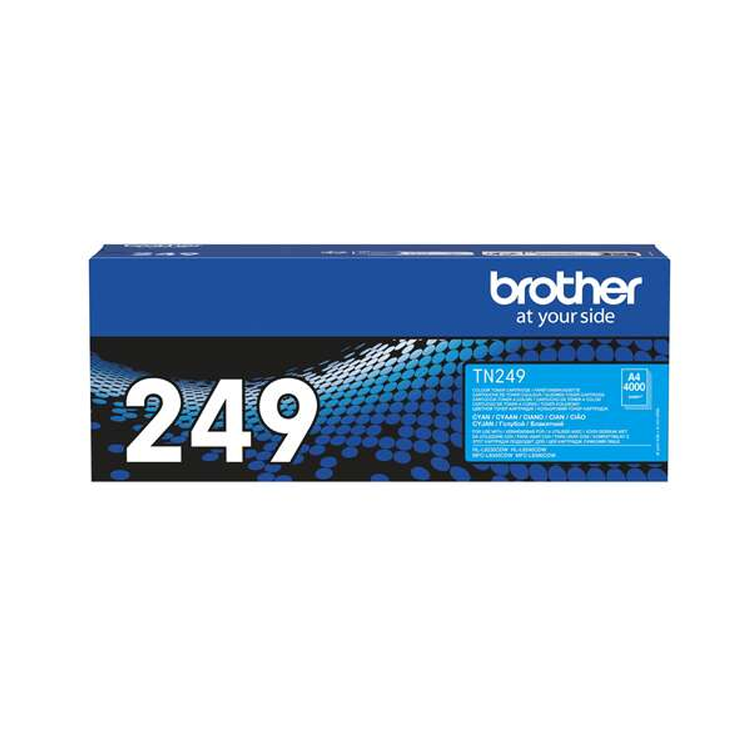 Brother TN249 Cyan Cartucho de Toner Original - TN249C 1
