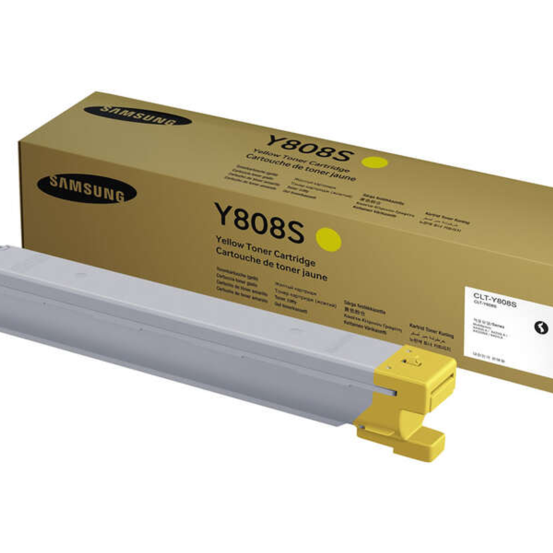 Samsung CLT-Y808S Amarillo Cartucho de Toner Original - SS735A 1