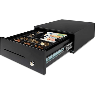 Safescan HD-3342 Cajon Portamonedas uso Intensivo - 8 Compartimentos para Monedas - 8 Compartimentos para Billetes - hasta 2 Millones de Aperturas - M