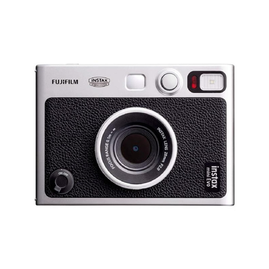 Fujifilm Instax Mini EVO Camara Instantanea Hibrida - Tamaño de Imagen 62x46mm - Exposicion Automatica  - Color Negro 1