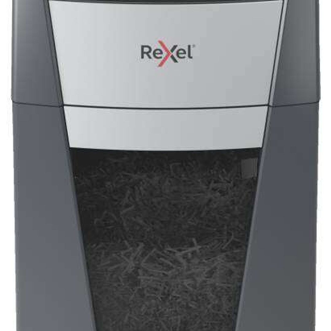 Rexel Optimum Autofeed 225M Destructora Automatica Microcorte P-5 - Autoalimentacion 225 Hojas y Manual 8 Hojas - Capacidad de la Papelera 60L - Color 1