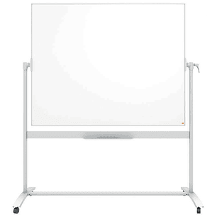 Nobo Pizarra Blanca Movil de Esmalte Classic - 1500x1200mm - Diseño Puntero - Color Blanco