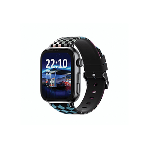 Savefamily Reloj Inteligente Infantil SaveWatch Plus 2 - Pantalla Amoled - Carcasa Negra - Correa Silicona Loop