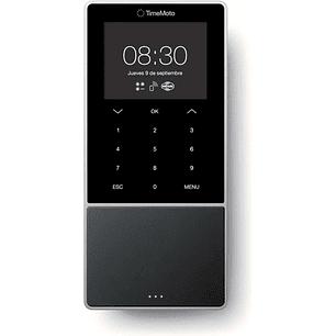 Timemoto TM-818 SC - Gestion de Horarios y Presencia - hasta 2.000 Empleados - Fichaje con RFID/Pin - Cumple Legislacion Laboral UE - Almacena 100.000