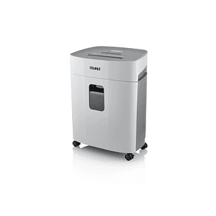 Dahle PaperSAFE 240 Destructora de Papel Manual Corte en Particulas P-4 - Destruye hasta 10 Hojas - Papelera de 25L - Con Ruedas - Apta para Papel, Ta