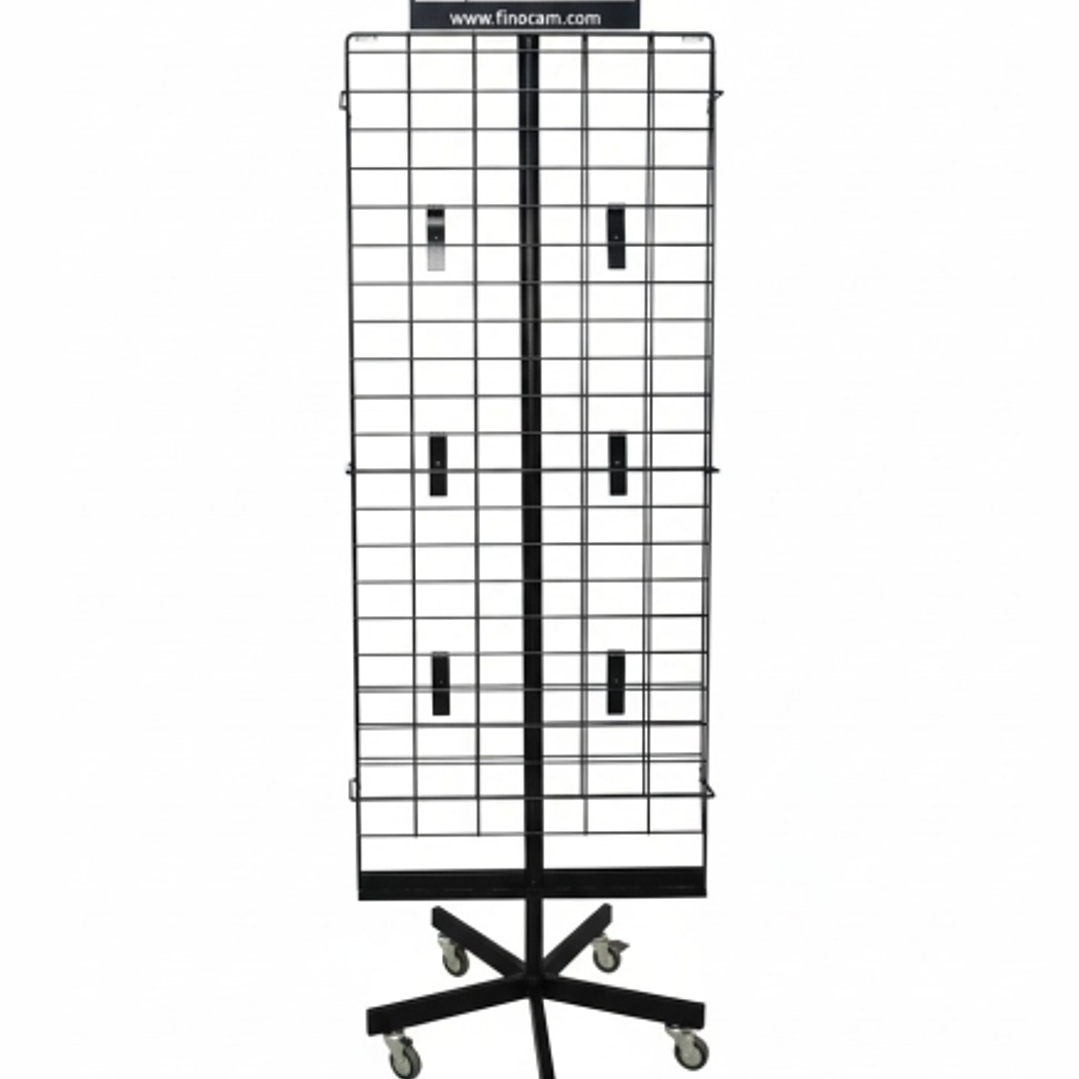 Finocam Expositor Vacio de Pie Metalico para Calendarios - 5 ruedas - Giratorio - Color Surtidos 1