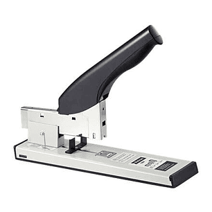 Petrus 1600 Grapadora de Gruesos - Hasta 100 Hojas - Grapado Cerrado - Para Grapas 24, 26 y 27 - Color Gris/Negro