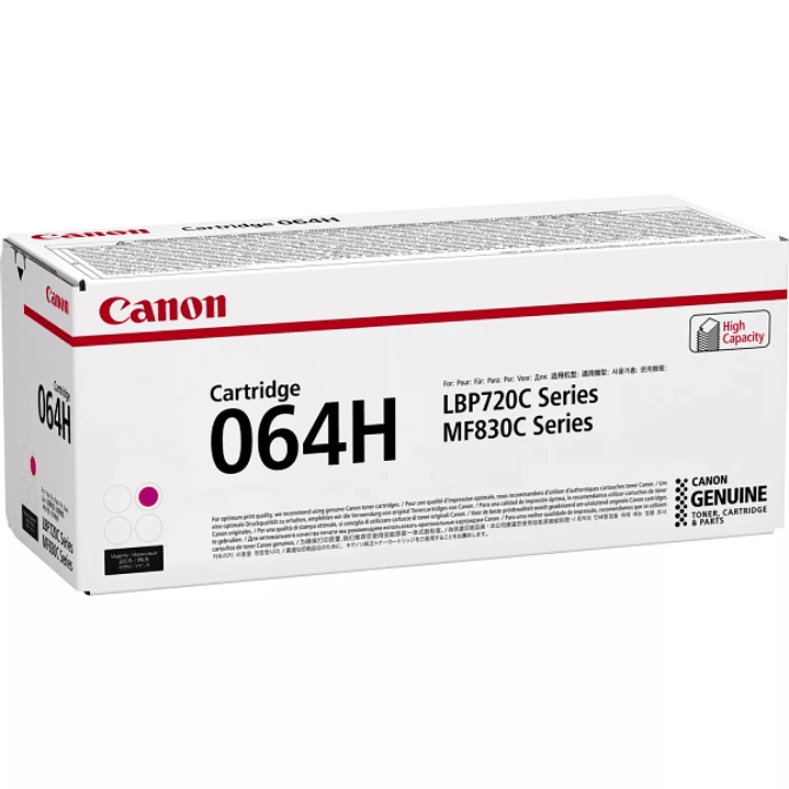 Canon 064H Magenta Cartucho de Toner Original - 4934C001 1