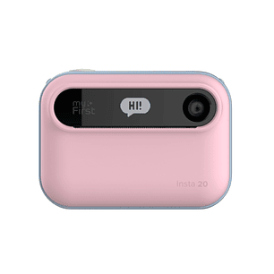 MyFirst Camera Insta 20 Camara Digital Infantil - Impresion Instantanea - Sin Tinta - Compacta - Doble Pantalla - Videos y Fotos en HD - Color Rosa