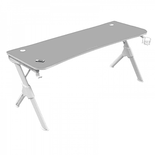 Mars Gaming MGDXL Mesa Gaming - Espacio para 3 Monitores - Estructura de Acero en Y - Soporta 100 kg - Acabado en Fibra de Carbono - Gestion de Cables