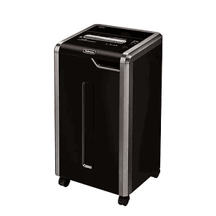 Fellowes 325i Destructora de Papel Manual Corte en Tiras P-2 - Destruye hasta 26 Hojas - Papelera de 83L - Color Negro